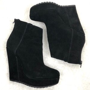 Kelsi Dagger Huette Suede Wedge Platform Bootie